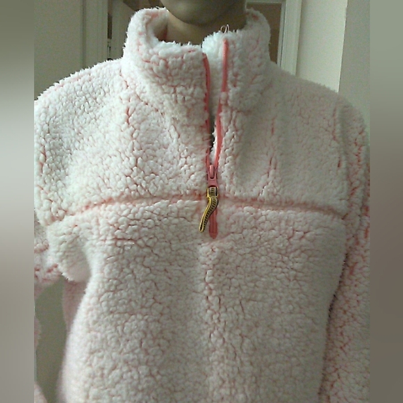 MUSHY GUSHY Cozy Pink Sherpa Pullover Jackets (2 AVAILABLE) BY BLUE STAR W ZIP - Picture 14 of 16